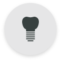 Dental implant icon